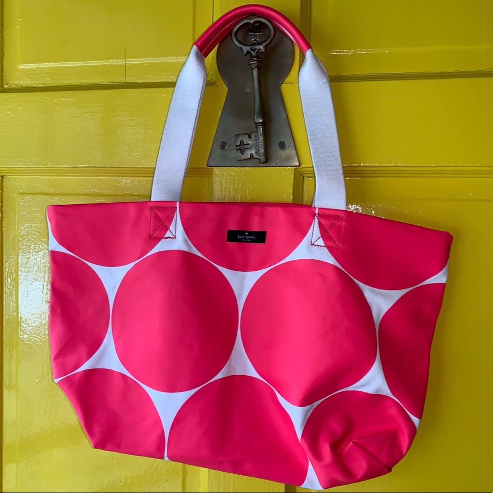 Pink Kate Spade Beach Tote